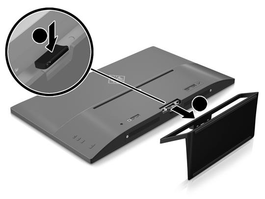 Montieren des Displaykopfes Der Displaykopf kann an einer Wand, einem Schwenkarm oder an einer anderen Montagevorrichtung befestigt werden.