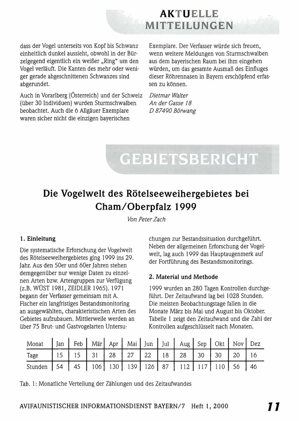 AKTUELLE MITTEILUNGEN Ornithologische Gesellschaft Bayern, download unter www.biologiezentrum.