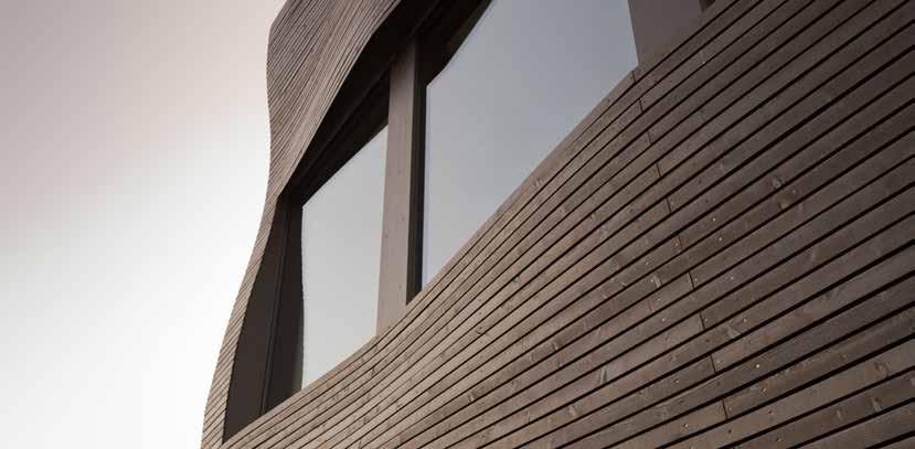 Holzfassadenvarianten Horizontale Holzfassade Profilgeometrie soll Tropfkante beinhalten nach außen