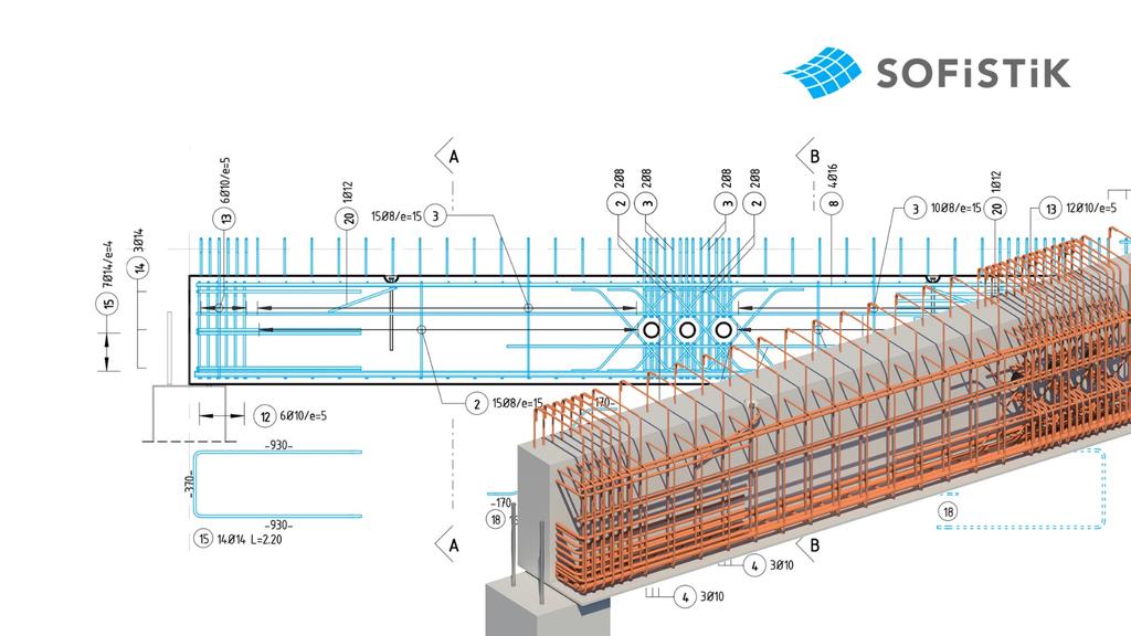 BIM in der Hochbau Tragwerksplanung Gemischte 2D / 3D Arbeitsweise ist verbreitet ( Level 1-2 BIM ) Vorteile der 3D BIM Planung werden insbesondere für