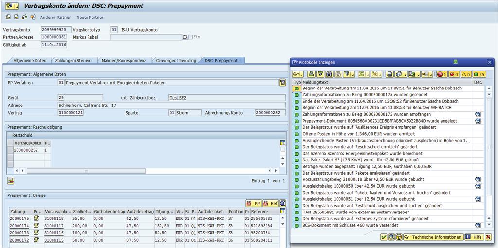 DSC Prepayment Funktionsüberblick Funktionsumfang Prepaymentlösung für SAP IS-U ohne Medienbrüche für Smart-Meter (offline) mit Prepaymentmodul und intelligente Messsysteme (BSI-konformer