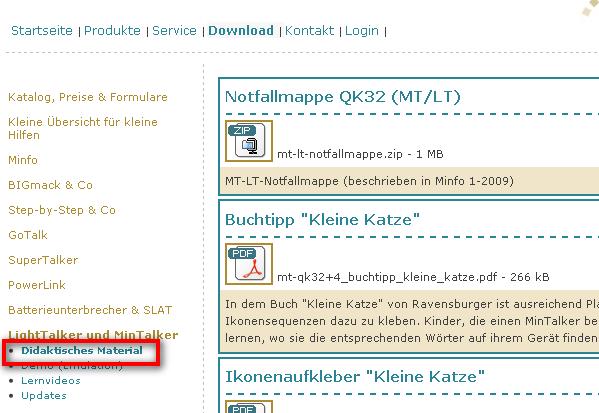 PRD-Büro. Aber es gibt darüber hinaus noch viel mehr Nützliches und Spannendes zu entdecken. Besonders der Reiter Download führt Sie zu interessanten Inhalten. Foto: C.