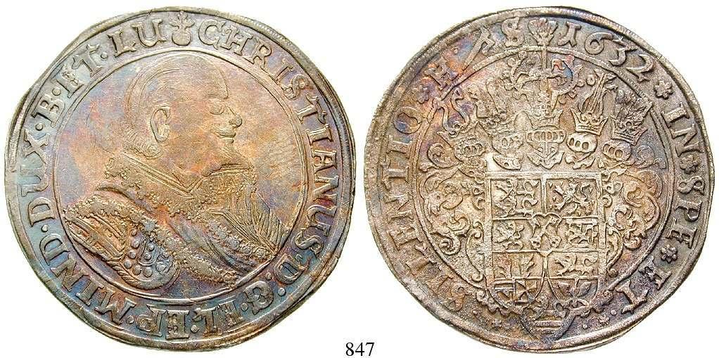 Randfehler, vz/vz-st 330,- BRAUNSCHWEIG, BRAUNSCHWEIG-WOLFENBÜTTEL 839 Julius, 1568-1589 1/4 Taler