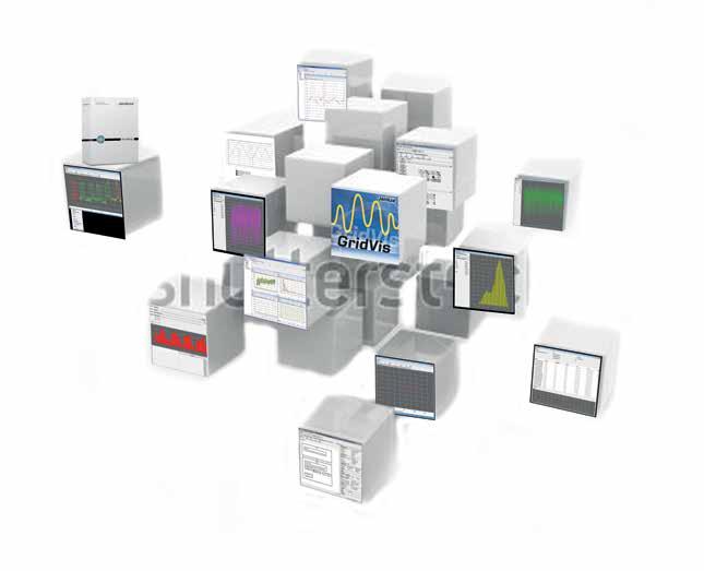 Hauptmerkmale GridVis-Software: Hauptmerkmale Intuituve Bedienbarkeit Konfiguration des Messsystems und der UMG-Messgeräte Messgeräte-Management Automatische oder manuelle Messdatenauslesung der