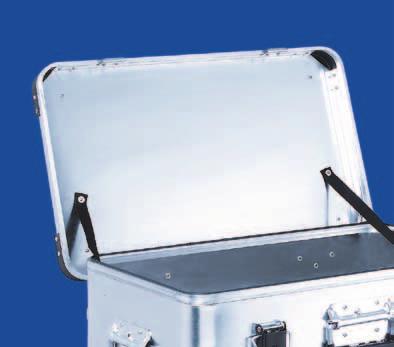 D-Boxen-Serie Robuste Transportboxen-Serie aus Zubehör: 1 mm starkem Aluminiumblech speziell für den Dauereinsatz im gewerblichen Bereich.