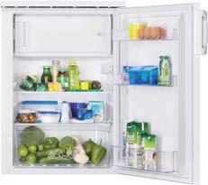 Tischkühlschränke 60 cm mit Gefrierfach ZRG 14801W Mechanische Temperaturregelung, Glas-bstellflächen, 1 Obst- und Gemüseschublade, Türablagen, Eierablage, Gefrierteil: Gefriervermögen/24Std.