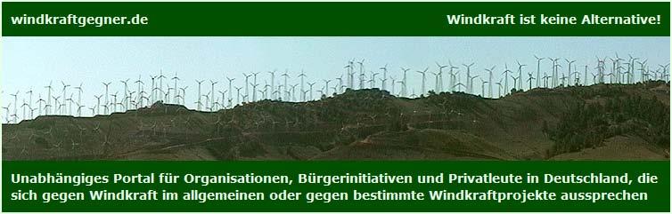 Gegenwind Windenergienutzung ohne Beteiligung