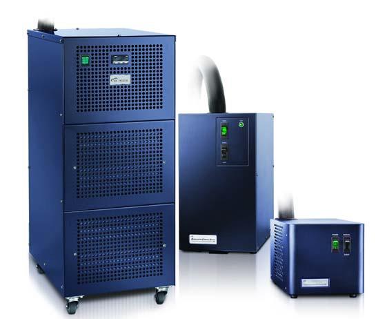 Anforderungen für verschiedene Zubehöre der Thermischen Analyse Kompressorkühler (RCS120, RCS90, RCS40) für DSC Höhe Breite Tiefe Spezifikation RCS120 RCS90 RCS40 88 cm (34,6) 35,6 cm (14,.