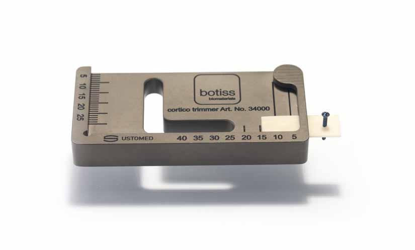 9. Wichtige Empfehlungen / FAQ 10. Produktspezifikationen F: In welchen Situationen sollte das Plättchen wieder entfernt werden? BO-31251 maxgraft cortico 25 x 10 x 1 mm A: Nur bei Lockerung.