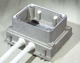 MS15 Bodendosen Die Bodendose ist für die Montage der Elektroanschlusssäulen im Innenbereich geeignet.