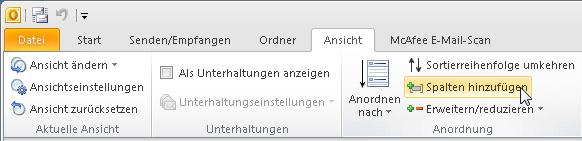 Outlook Add-In für De- Mail verwenden 2.
