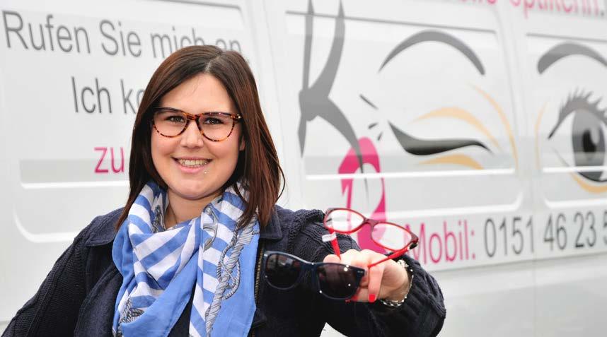 Mai 53 Wie eine Augenoptikerin den demographischen Wandel für sich gewinnt Sie hat ihre Geschäftsidee umgesetzt. Katharina Rupp aus Dittelbrunn bei Schweinfurt ist eine mobile Augenoptikerin.