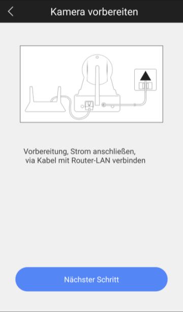 11 8.Türklingel an die App hinzufügen Schließen Sie die Türklingel an Strom an und verbinden Sie die