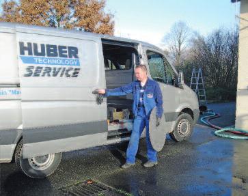 Global Service weltweit HUBER Reparatur-Service Schnelle und fachgerechte Reparaturen sind im Bedarfsfall besonders wichtig zur Minimierung von teuren Stillstandszeiten.