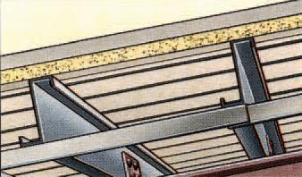 Für die Befestigung von Giebelwänden muss außer den Wandriegeln auch eine Befestigungsfläche in Höhe der Dachpfetten vorhanden sein.