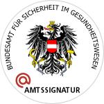 Dieses Dokument wurde amtssigniert. Informationen zur Prüfung der elektronischen Signatur und des Ausdrucks finden Sie unter http://www.basg.gv.at/amtssignatur.