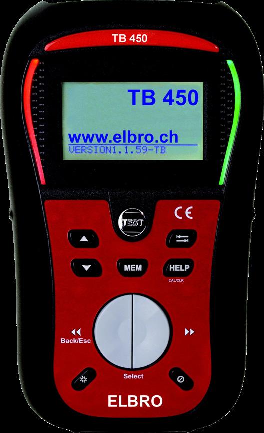 Installationstester NIV TB450 (TV450) Der TB450 ist ein einfach zu bedienendes DIN VDE 0100 Messgerät.