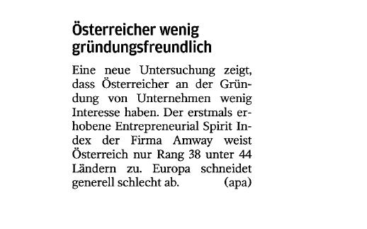 Wirtschaftsblatt 18.11.2015 Reichweite: 64.