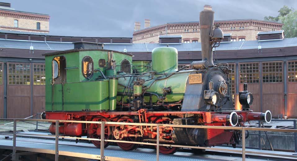 GASAG-Werkbahnlokomotive 1 im Deutschen Technikmuseum, Berlin - eine