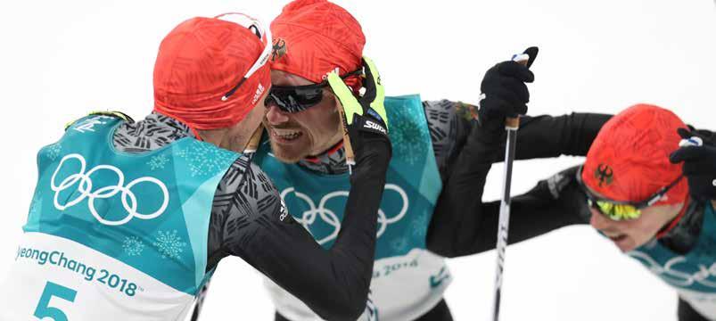 Donnerstag, 22. Februar 2018 Biathlon: Dahlmeier führt Frauenstaffel an Doppel-Olympiasiegerin Laura Dahlmeier führt die Staffel der deutschen Biathletinnen für das olympische Rennen an.