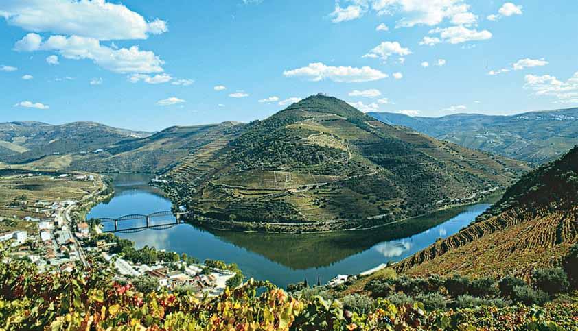 Weinberge UNESCO-Weltkulturerbe Douro Der Douro entspringt im Iberischen Randgebirge im Norden Zentralspaniens, ca. 200 km nördlich von Madrid.