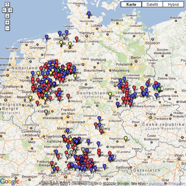 eea in Deutschland Deutschland: 271 eea-kommunen: 28 eea-landkreise 140 zertifiziert mit dem eea (50 %) 29 zertifiziert mit dem eea in gold (75 %) Geografische Schwerpunkte: