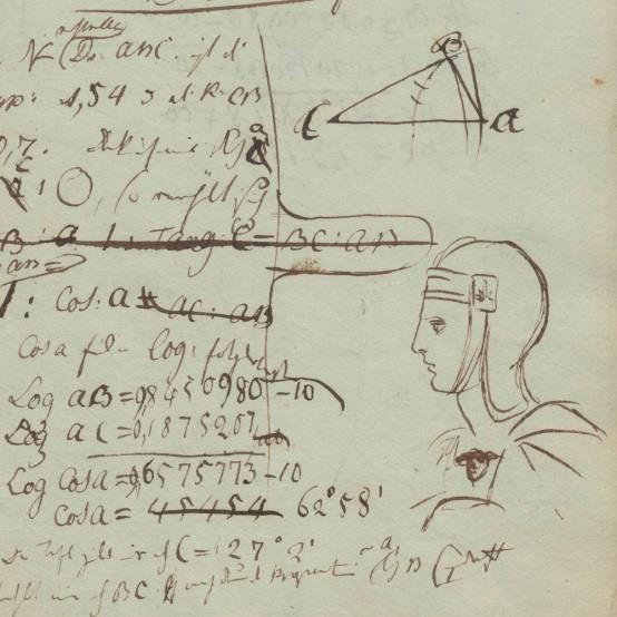 1757/1758 Mathematikaufgabe des jungen