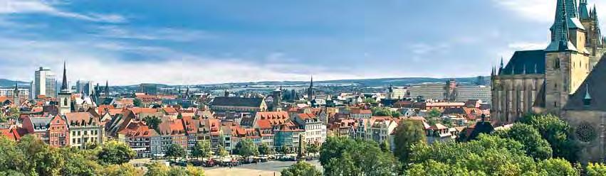 Erfurt bestes Klima für Ihre Investition in der Mitte Deutschlands Als Investitions- & Wohlfühlstandort hat Ihnen die Thüringer