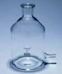 Reagenzflaschen, MBL,Soda-Lime Glas, braun, ISO 4796-2, mit PE-Stopfen, UV-absorbierend bis 500 nm Volumen Schliffgröße Höhe x Flaschen- Ø SBA100 50 ml 14/15 (mit 77 mm x 42 mm 10 14/23er Stopfen)