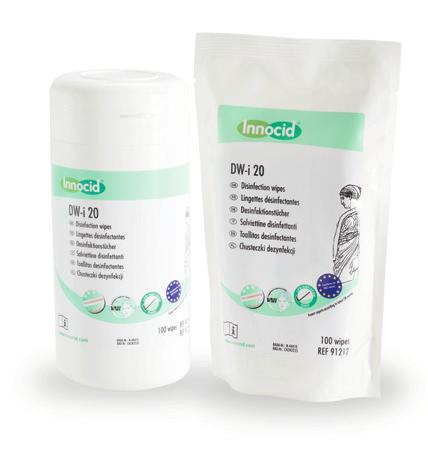 Die CLASSIC Tücher DW-i 20 Desinfektionstücher (inkl. RSD-i 50) Hochwertiges Qualitätsvlies Umfassend wirksam innerhalb 1 min inkl.
