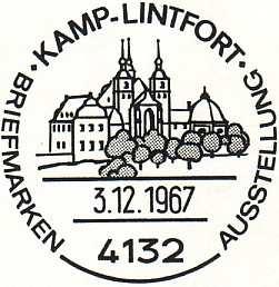 10. Die Sonderstempel von Kamp-Lintfort In der Zeit von 10.00 bis 18.00 Uhr fand am 3.12.