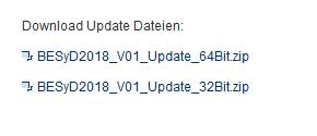 Update V02 Beseitigung von Programmfehlern Update zu finden unter: www.thueringen.