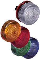 . 2 + 1 LED Leuchtelement 17336E00 Leuchtmelder mit Kappen in allen Farben (rot, grün, weiß, blau, gelb) 5 C... A.