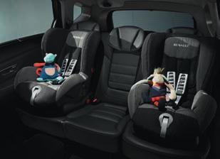Sicherheit 01 02 03 Kindersitz 01 Kindersitz Duoplus ISOFIX Unverzichtbar, um für Kinder zwischen 9 Monaten und 4 Jahren optimalen Schutz und Sicherheit auf jeder Fahrt zu gewährleisten.