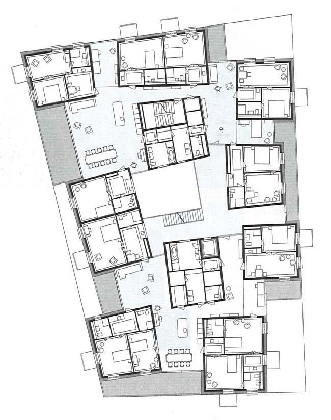 Mehr als Wohnen, Zürich- Leutschenbach, 20012 -, Futurafrosch / Duplex Architekten baugenossenschad mehr als wohnen, Zürich