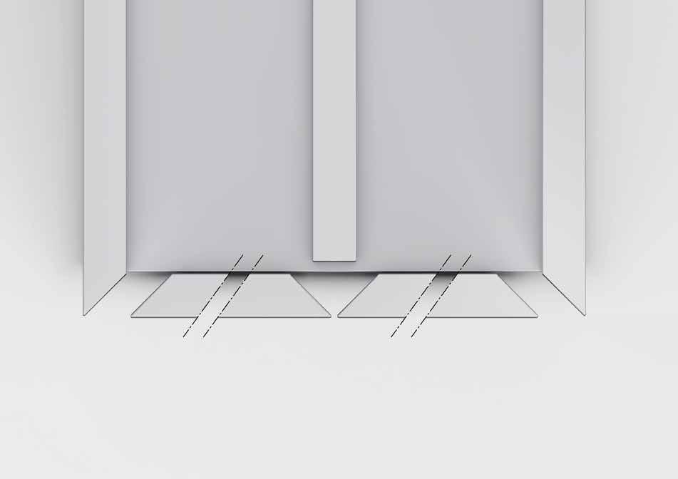 Türkonstruktion Optimale Türformate Türhöhe (mm) 2.600 2.400 2.200 2.000 Die optimale Funktionalität von Schiebetüren hängt von der Türbreite, Türhöhe und dem Türgewicht ab.