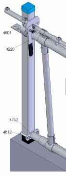 zum Aufdübeln auf Barrenwand: - Gitter vorgehängt - Gitter schräggestellt Personendurchschlupf im Leiterrahmen eingeschweißt Doppelhänge zum Anschrauben L = 160 mm L = 210 mm Einfachhänge zum