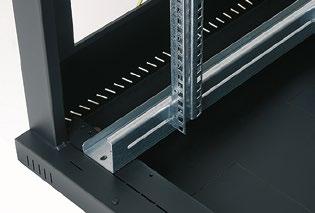 Flex frame (gilt für 800 mm breite Verteiler) Das System ermöglicht