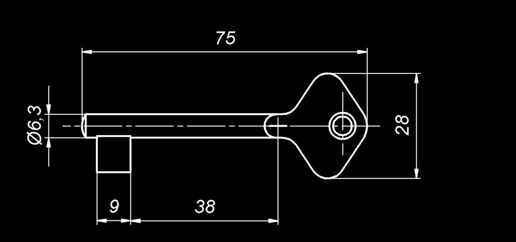 lock with cylinder mit Knopfschild 35 mm breit with knob plate 35 mm wide 101914 Mp 101907 Mmch