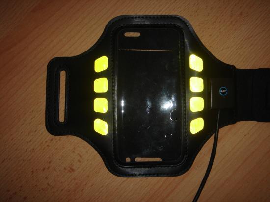 Option: 8-LED Armband Als Option können Sie noch zusätzlich eine Armtasche