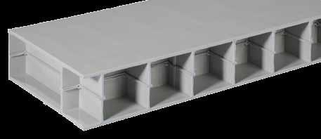 PanELTIM leichtbaupaneel 50mm 50/100 Materialien: PP COPO HDPE 2 HDPE Innere Struktur: 50/100mm