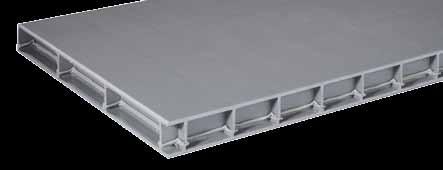PanELTIM leichtbaupaneel 35mm 50/100 2 HDPE Materialien: PP COPO HDPE Innere Struktur: 50/100mm