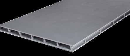 PanELTIM leichtbaupaneel 20mm 50/100 Materialien: PP COPO HDPE 2 HDPE Innere Struktur: 50/100mm Standardabmessungen: 1200 x