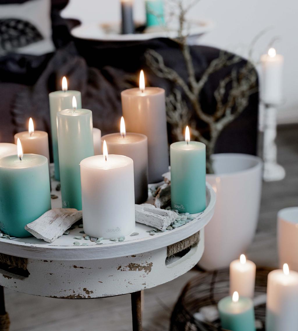 Pillar candles allow you to create illuminated well-being oases- we offer 100% highquality paraffin flathead pillar candles.
