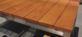 Ausziehautomatik Holz Edelstahl 160 x 85 x 73,5 cm mit Verstellfuß H 75,5 78 cm Holz Edelstahl 200 x 100 x 73,5 cm mit Verstellfuß H 75,5 78 cm Holz