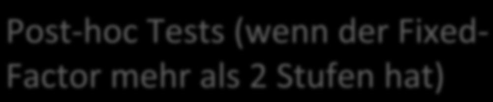 normal - laut == 0-2.800 1.793-1.562 0.2623! normal - leise == 0 7.400 1.793 4.128 0.0001 ***!