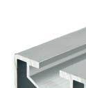 Profile Material: Aluminium, EN AW-6063 T66 Durchgangsbreite