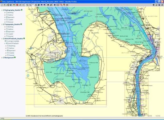 Geobasisdaten Topographische Daten des Küstenbereichs Bathymetrische Daten zur