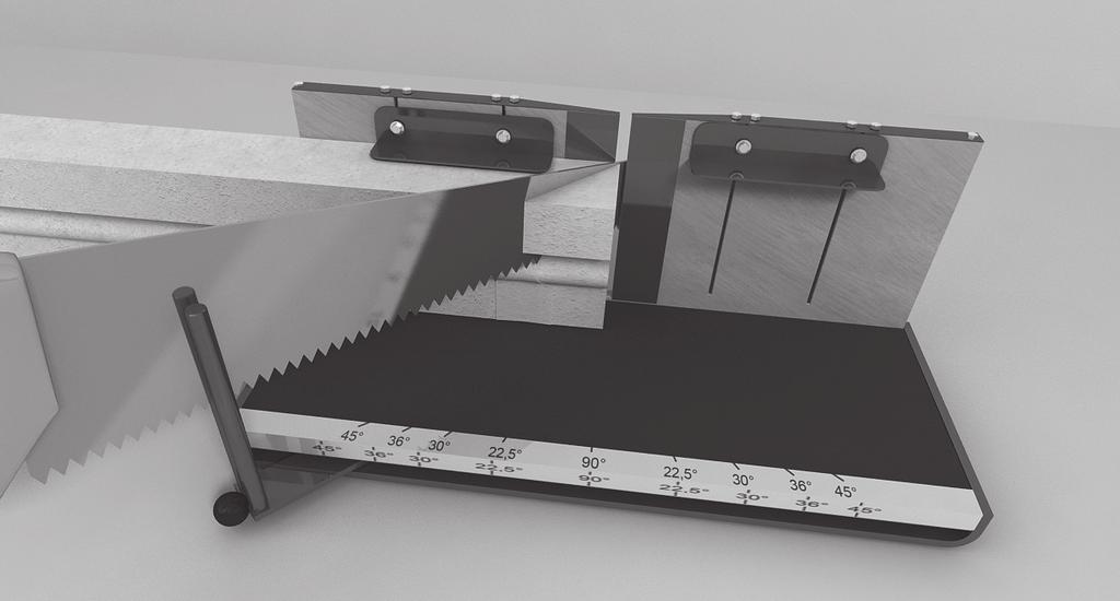 Zur Information: Zur Vereinfachung kann das Schneiden großer Profile auch im Werk erfolgen. Durchschnittlicher Verbrauch des Klebers parexlanko maite: 5-7 kg/m 2.