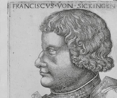 VORTRAG Franz von Sickingen: Letzter Ritter und Förderer der Reformation Eine der Rüstungen im Rittersaal von Schloss Erbach